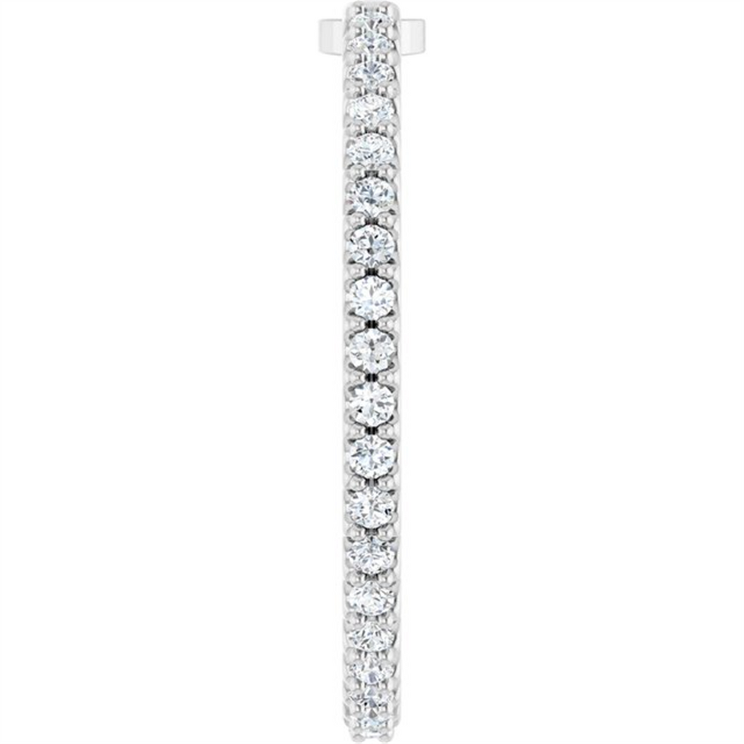 White Gold Side Stones Diamond Semi-Mount