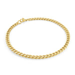 Load image into Gallery viewer, Reversible Gold &amp; Steel Stainless Steel Curb Anklet 
Length: 9&quot;
Widt
