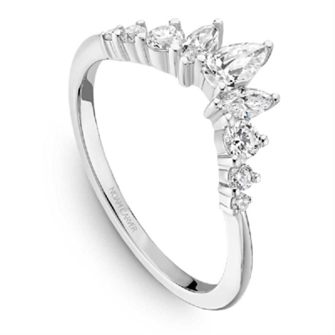 Lady's White Gold Tiara Diamonds Band
Diamond Shape: Marquise, Pear, Round