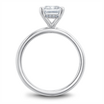 Load image into Gallery viewer, White Gold Solitaire Diamond Engagement Ring Semi-Mount
Fits Centre: