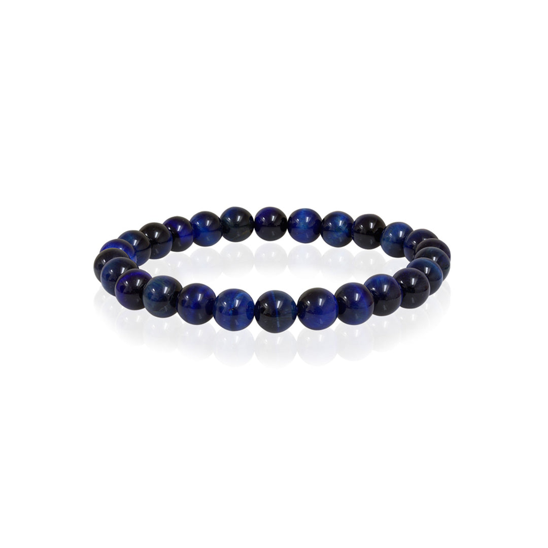 Blue Tiger Eye 
Length: 8"