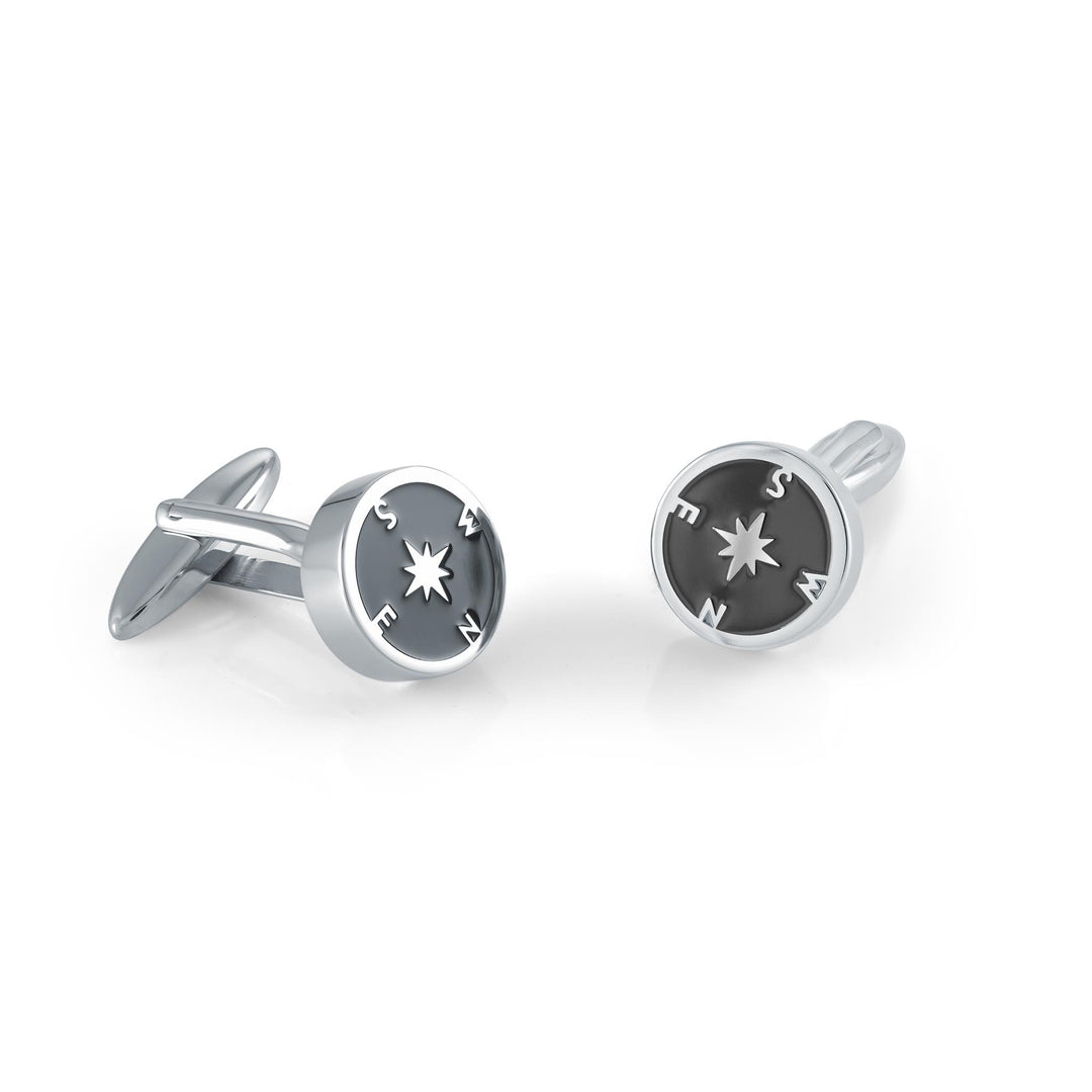 Stainless Steel Cufflinks 
Finish: Polished