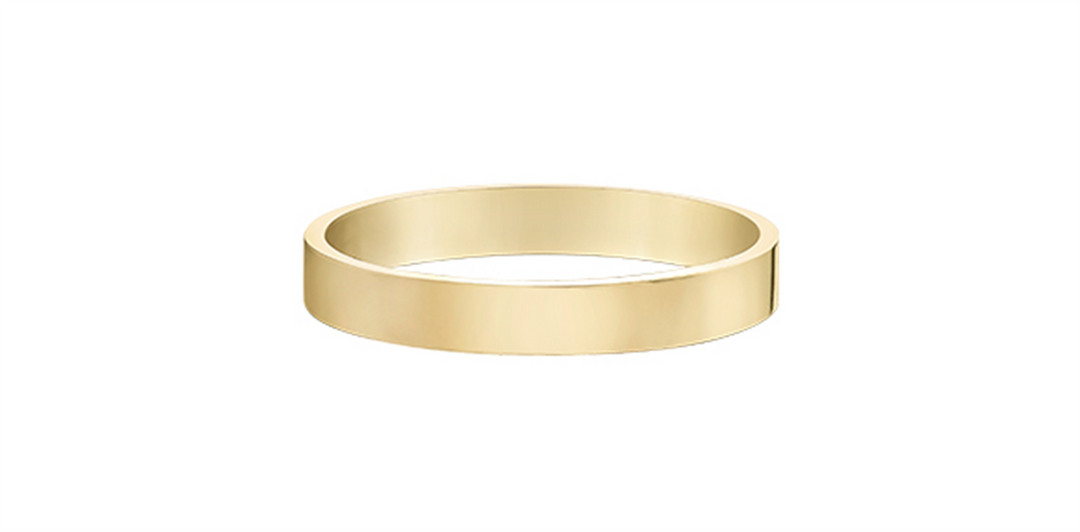 Lady's 10K Yellow Gold Flat Band
