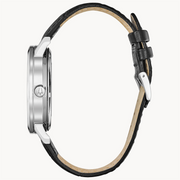 BULOVA Men's Stainless Steel Automatic Dress Watch with Black Dial
Co