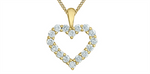 Load image into Gallery viewer, 10K Yellow Gold Lab Diamonds Heart Pendant Necklace

PENDANT
Total
