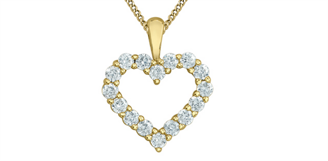 10K Yellow Gold Lab Diamonds Heart Pendant Necklace

PENDANT
Total