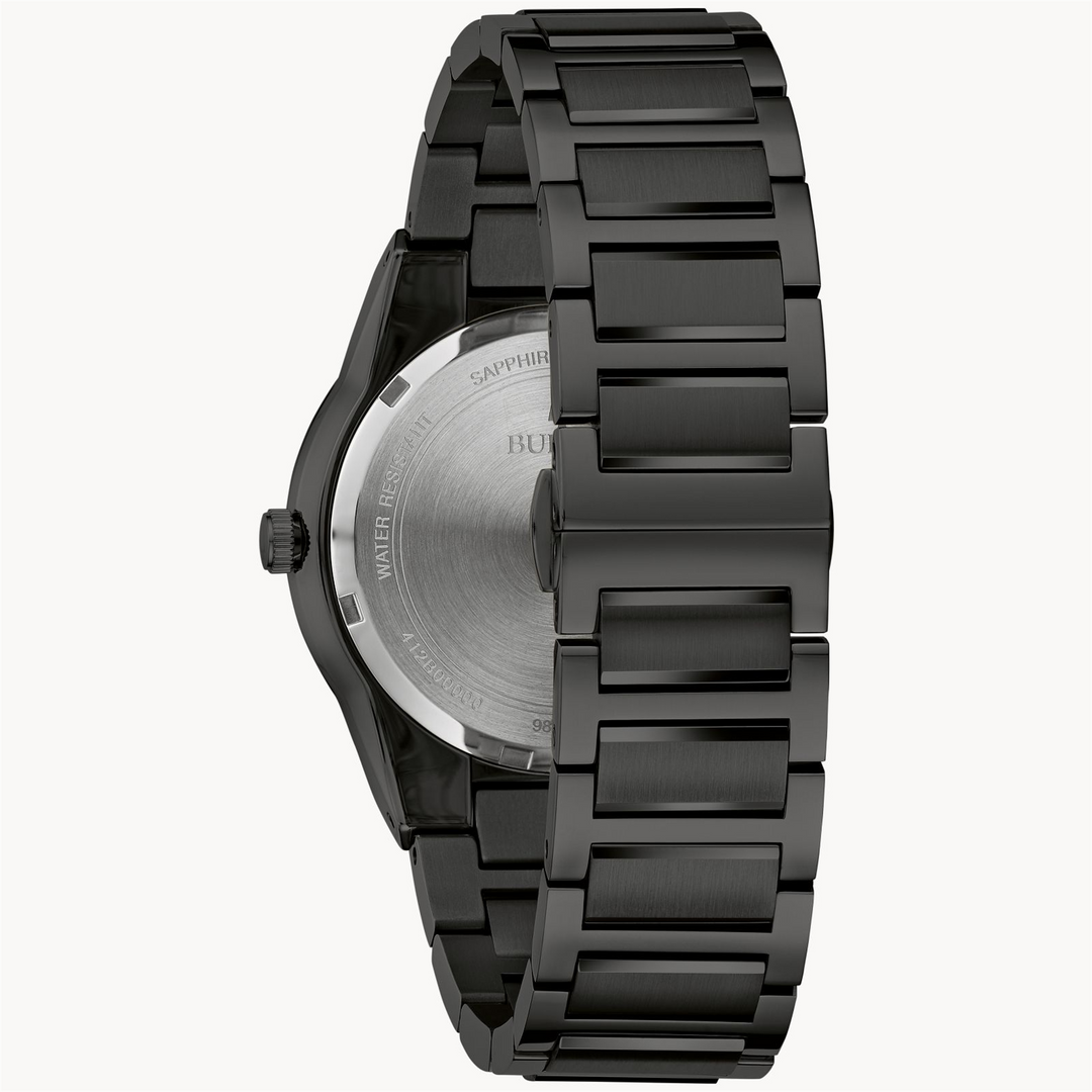 BULOVA Men's Stainless Steel Quartz Dress Watch with Black Dial
Colle