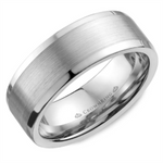 Load image into Gallery viewer, Men&#39;s Gold Stepped Down Edges Band with Satin Finish
