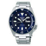 Load image into Gallery viewer, SEIKO5 Men&#39;s Stainless Steel Automatic Sport Watch with Blue Dial
Col
