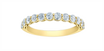 Load image into Gallery viewer, Lady&#39;s 14K Yellow Gold Prong Set Lab Diamonds Band
Diamond Shape: Round
