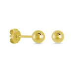 Load image into Gallery viewer, Gold Stainless Steel Ball Polished Stud Earrings
Dimensions: 5mm mm
