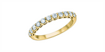 Load image into Gallery viewer, Lady&#39;s 14K Yellow Gold Prong Set Lab Diamonds Band
Diamond Shape: Round
