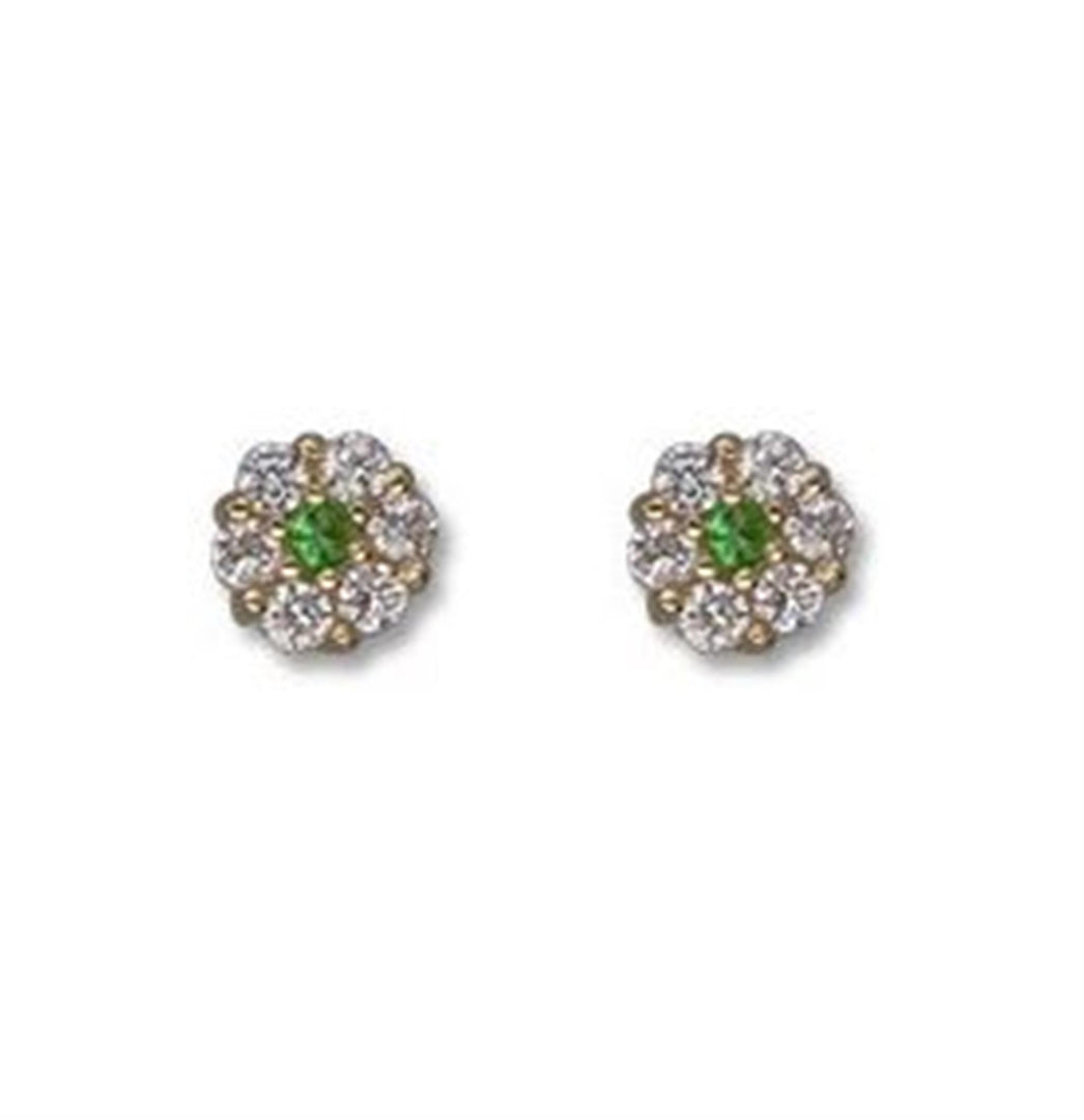 Kid's 14K Yellow Gold Flower Stud Earrings
Collection: Cluster