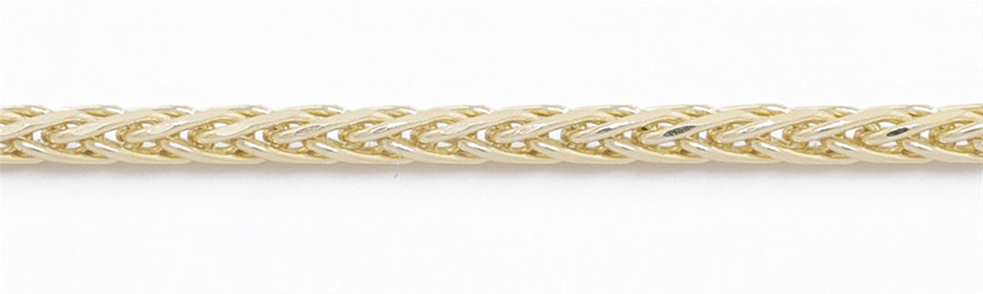 10K Yellow Gold Wheat Chain 
Length: 18"- 20"