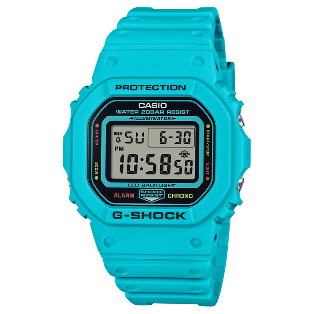 GSHOCK Unisex Resin Digital Sport Watch with Blue Dial
Collection: