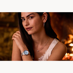 Load image into Gallery viewer, BULOVA Lady&#39;s Stainless Steel Quartz Dress Watch with Teal Mother of P
