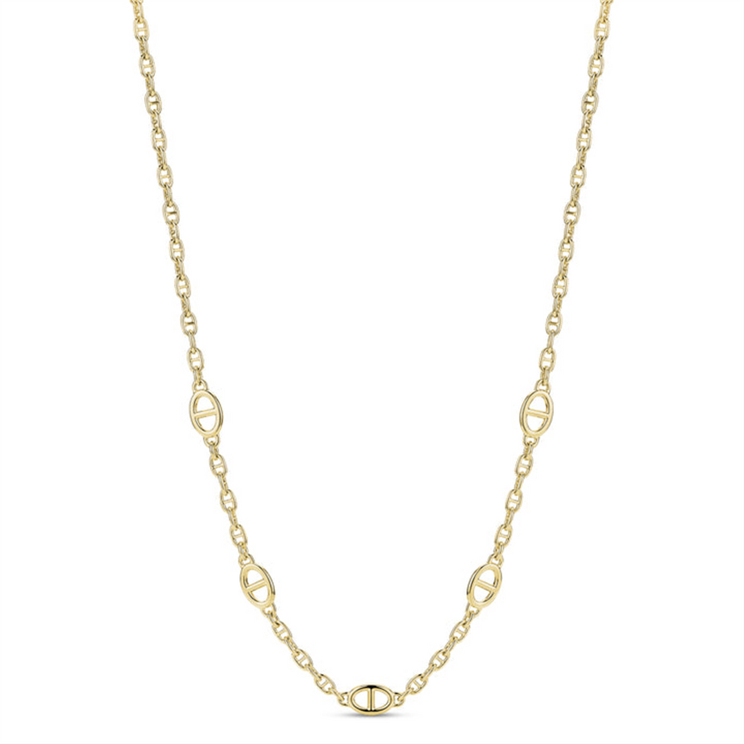 Yellow Gold Vermeil Sterling Silver Marine Polished Necklace

PENDAN