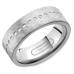 Load image into Gallery viewer, Men's White Gold Flat Diamond Band
Total Diamonds: 0.24cttw
Top Widt