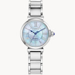 Load image into Gallery viewer, CITIZEN Lady&#39;s Stainless Steel Eco-Drive Dress Watch with White Mother of Pearl Dial
