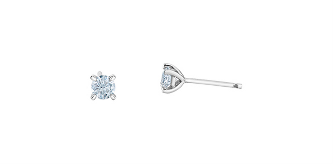 14K White Gold Lab Diamonds Stud Earrings
Total Diamonds: 0.5 VS2 D-F
