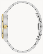 Load image into Gallery viewer, BULOVA Men&#39;s Stainless Steel Quartz Dress Watch with Black Dial
Colle
