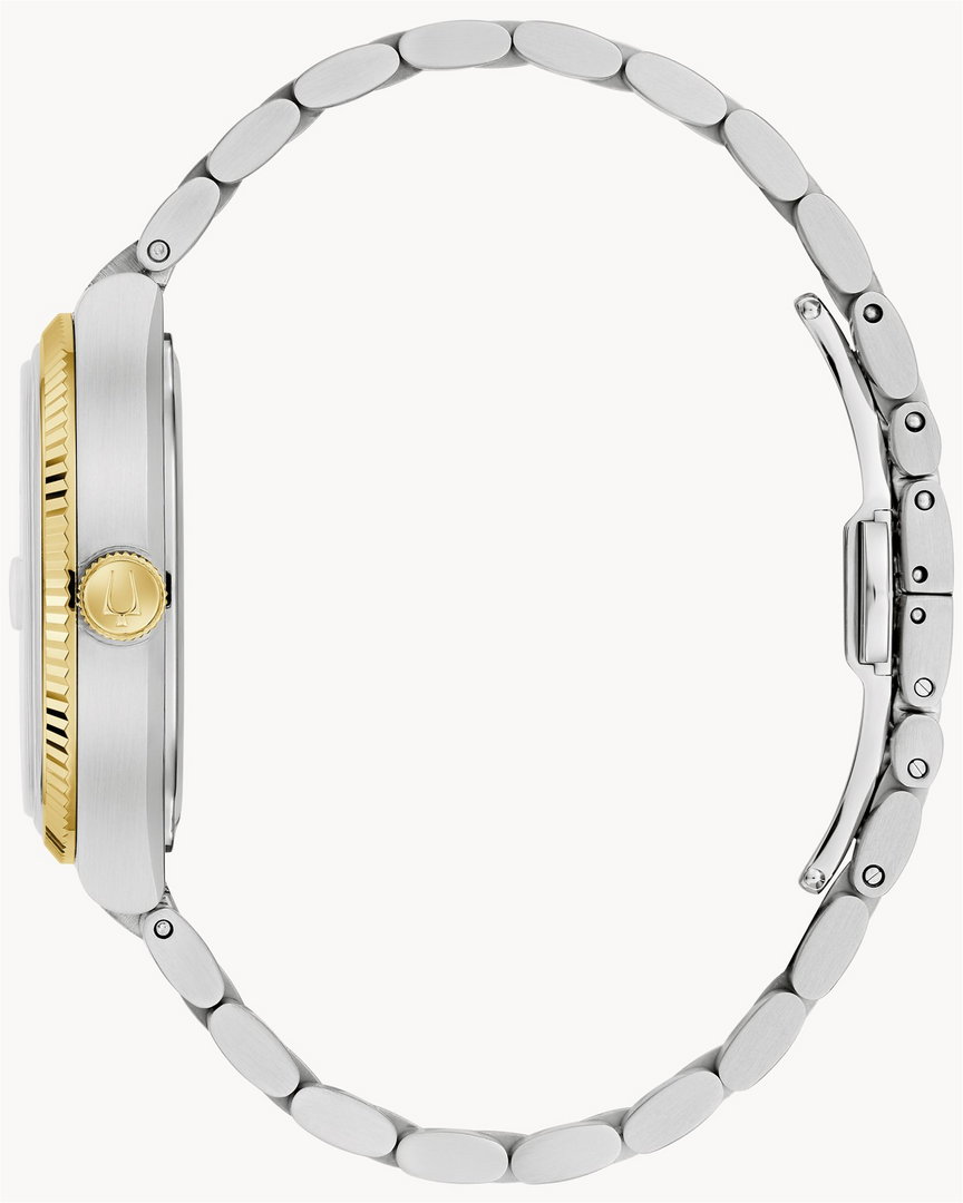 BULOVA Men's Stainless Steel Quartz Dress Watch with Black Dial
Colle