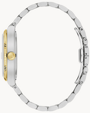 BULOVA Men's Stainless Steel Quartz Dress Watch with Black Dial
Colle