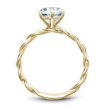 Load image into Gallery viewer, Yellow Gold Solitaire Mount
