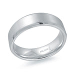 Load image into Gallery viewer, Stainless Steel Matte&#39; Bevel Band Band 
Width: 6.5mm
