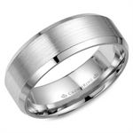 Load image into Gallery viewer, Men&#39;s Gold Bevel Band with Satin Finish
