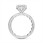 Load image into Gallery viewer, 14K White Gold Solitaire Diamond Engagement Ring Semi-Mount
Fits Cent