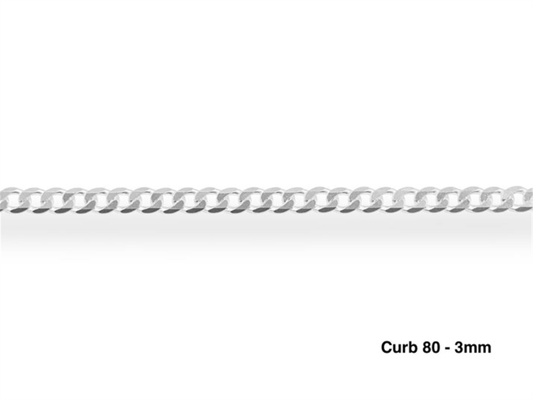 Curb 80 
Width: 3mm
Length: 16"
Qty: 1