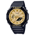 Load image into Gallery viewer, GSHOCK Unisex Carbon/Resin Analogue/Digital Sport Watch with Gold Dial
