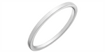 Load image into Gallery viewer, Lady&#39;s 10K White Gold Flat Band
