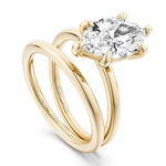 Load image into Gallery viewer, Yellow Gold Solitaire Engagement Ring Mount
Fits Centre: 2.00ct Marqu