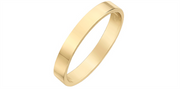 Lady's 10K Yellow Gold Flat Band