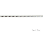 Load image into Gallery viewer, Sterling Silver White Miami Cuban Chain 
Width: 5.6mm
Length: 22"