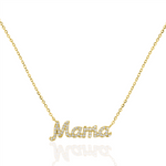Load image into Gallery viewer, 10K Yellow Gold Mama Pendant Necklace

PENDANT
Dimensions: 8.3mm x