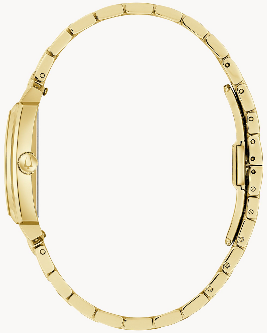 BULOVA Lady's Stainless Steel Quartz Dress Watch with White Dial
Coll