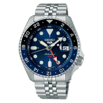 Load image into Gallery viewer, SEIKO5 Men&#39;s Stainless Steel Automatic Sport Watch with Blue Dial
Col
