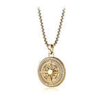 Load image into Gallery viewer, Multi-Finish Gold Stainless Steel Northern Star Necklace
