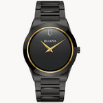 Load image into Gallery viewer, BULOVA Men&#39;s Stainless Steel Quartz Dress Watch with Black Dial
Colle
