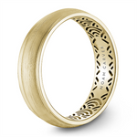 Load image into Gallery viewer, Men's Yellow Gold Domed Band with Satin Finish