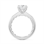 Load image into Gallery viewer, 14K White Gold Solitaire Diamond Engagement Ring Semi-Mount
Fits Cent