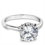 Load image into Gallery viewer, White Gold Solitaire Engagement Ring Mount
Fits Centre: 2.00ct Round