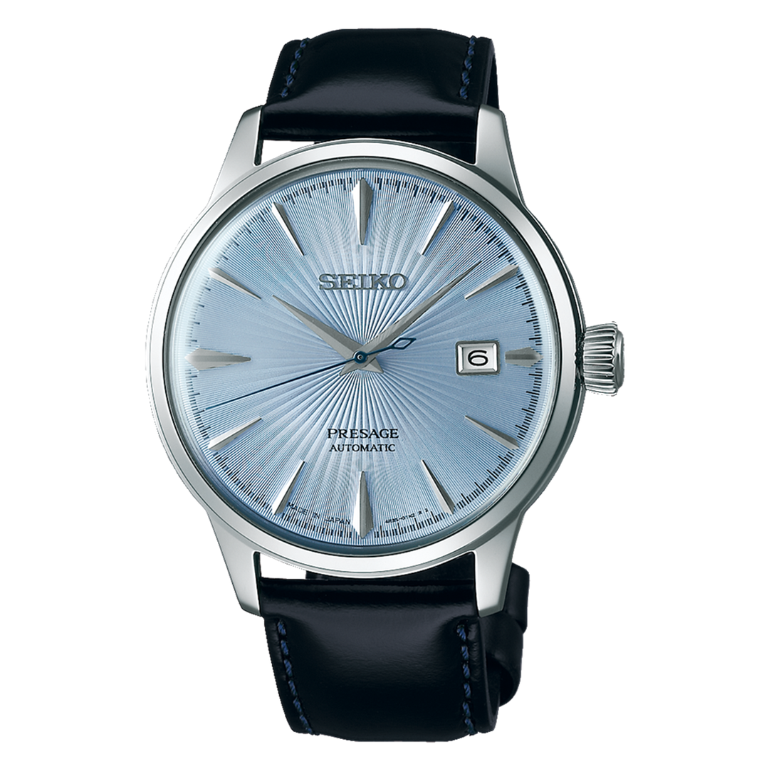 SEIKO Men's Stainless Steel Automatic Dress Watch with Steel Dial