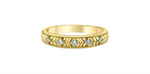 Load image into Gallery viewer, Lady's 14K Yellow Gold Vintage Lab Diamonds Band
Diamond Shape: Round
