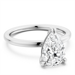 Load image into Gallery viewer, White Gold Solitaire Engagement Ring Mount
Fits Centre: 2.00ct Pear S