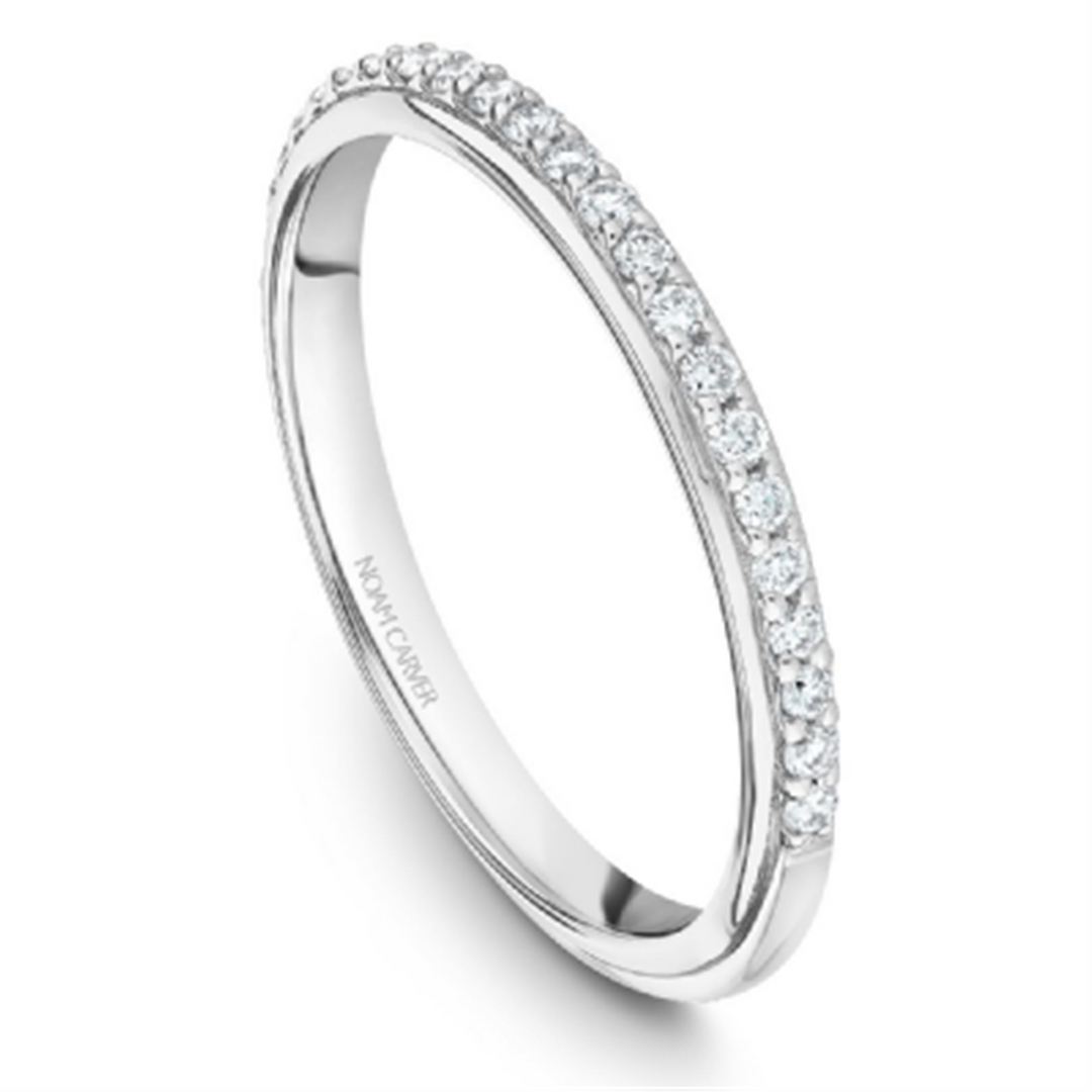 Lady's White Gold Prong Set Diamonds Band
Diamond Shape: Round