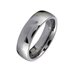 Load image into Gallery viewer, Tungsten Polished Domed Band Band 
Width: 6mm
